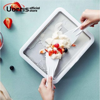 Máy Làm Kem Cuộn Mini Tại Nhà Bằng Thép Không Gỉ DIY