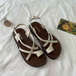 Sandal xỏ ngón đế bệt Pong Shoes- Full Box- Mã 1669