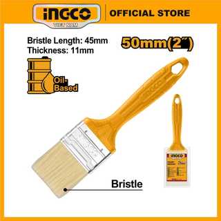 Cọ sơn cán nhựa ingco chptb78602 độ dài lông cọ 51mm, độ dày lông cọ 11mm