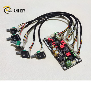 Ant diy - mạch chỉnh âm sắc/ preamp 2.1 njm 4558dd kênh mid, njm 4580dd sub