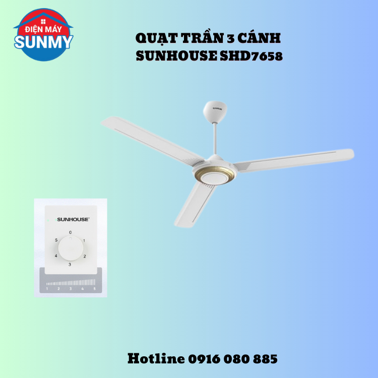 QUẠT TRẦN SUNHOUSE SHD7658