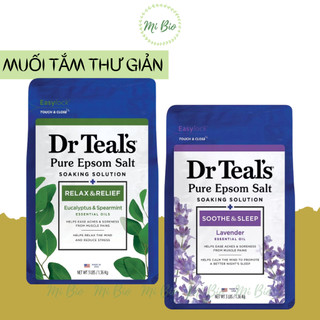 Muối tắm thư giãn hương hoa Lavender và hoa bạch đàn, bạc hà 1.36kg - Dr Teal's
