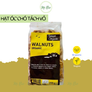 Nhân hạt óc chó hữu cơ 200g bà gói 500gr (Smart Organic - Bioterra)