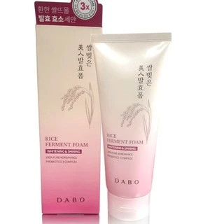 Sữa rửa mặt tinh chất Gạo lên mẹn tự nhiên DABO Ferment Foam 180ml
