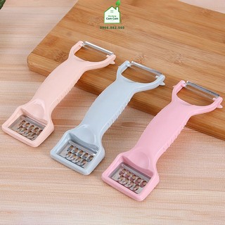 CCL190 - Dụng cụ nạo sợi củ quả đa năng 2 đầu, dụng cụ nạo hoa quả tiện ích - Giadungcamcam