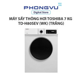 Máy sấy thông hơi toshiba 7 kg td-h80sev - bảo hành 24 tháng
