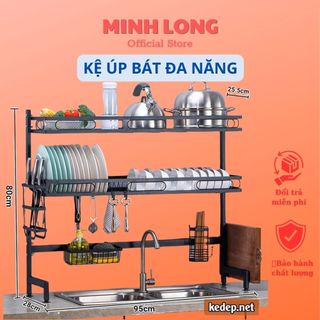 [THANH LÝ ❤️] Kệ úp bát , kệ bát thông minh ⚡️ kệ để đồ chén bát nhà bếp cho bát đũa đa năng