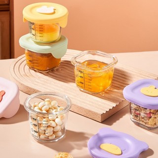 Hũ thuỷ tinh trữ đông nắp thỏ cao cấp chịu nhiệt an toàn Dung tích 180ml max 230ml