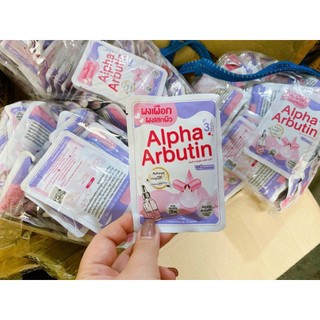 Viên kích trắng alpha arbutin vỉ tím