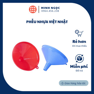 Phễu nhựa VIỆT NHẬT,phễu rót nước,rượu,mật ong,3 size bé trung đại