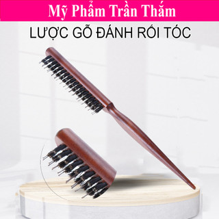 Lược Đánh Rối Tóc Gỗ  Cao Cấp Bằng Gỗ Tự Nhiên Chuyên Dùng Làm Tóc ⭐ CÓ VIDEO HÀNG THẬT DO SHOP TỰ QUAY ⭐