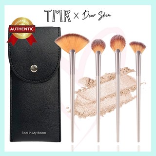 Cọ Trang Điểm TMR Bắt Sáng Tạo Nét Cọ Cham TMR Chính Hãng Cọ Đầu Quạt Chất Lông Cao Cấp