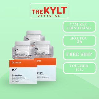 Kem dưỡng trắng da bật tone v7 toning light dr.jart+ full size 50ml chính hãng hàn quốc