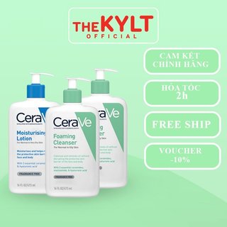 Sữa Rửa Mặt Cerave Sạch Sâu Cho Da Thường Đến Da Dầu 236ml