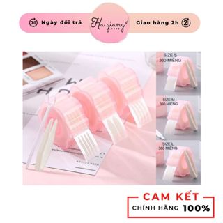 Kích mí, dán mí lưới ren sẵn keo (cuộn 360 miếng), không lộ, siêu tàng hình (tặng kèm que và nhíp)