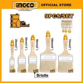 Bộ 9 cọ sơn nước ingco chptb0114091