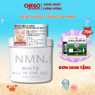 Kem dưỡng trắng da NMN Nhật Bản làm sáng cấp ẩm phục hồi trẻ hóa làn da dạng gel hũ 245g