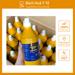 Dung dịch sát khuẩn Povidone Iodine 10% An Lành, Chai=500 ml