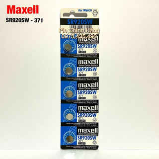 Pin Đồng Hồ SR920SW SR920 371 Maxell chính hãng Vỉ 5 viên