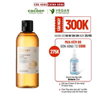 Bigsize - Nước nghệ Hưng Yên (toner) Cocoon làm sáng da & cấp ẩm 310ml thuần chay