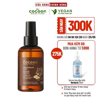 Nước xịt dưỡng tóc SACHI 140ml the cocoon VEGAN - Mỹ phẩm thuần chay