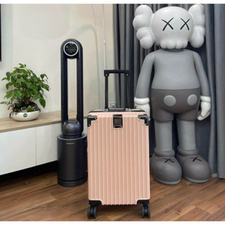 Vali khung nhôm size 20, khóa sập TSA mật khẩu chống trộm, bo góc kim loại chống vỡ tuyệt đối