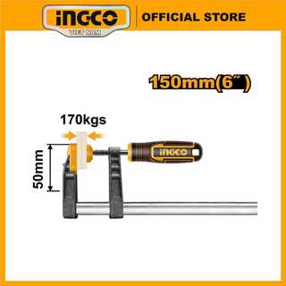 Kẹp gỗ chữ F INGCO HFC020501 50 x 150 mm dụng cụ chuyên dụng cho ngành mộc