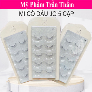 Lông Mi Giả Chồn Tự Nhiên Cao Cấp JO 5 cặp sử dụng được rất nhiều lầnl
