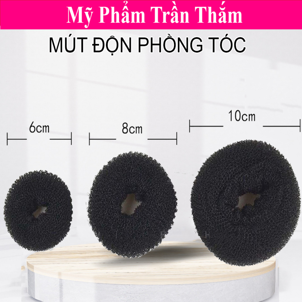 Độn phồng tóc bộ 3 chiếc chuyên làm tóc