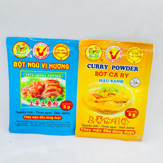 Gói Ngũ Vị Hương/ Bột Cà Ri Caribo Hậu Sanh 5g