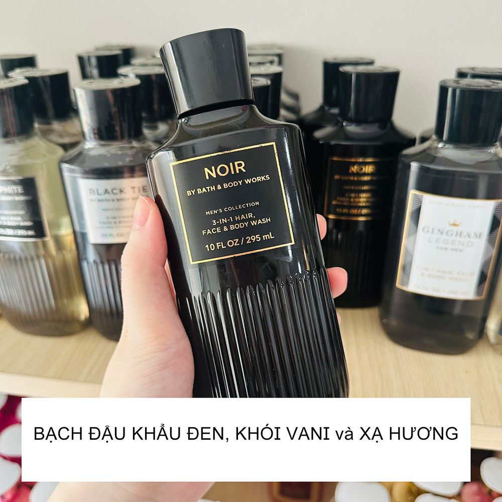 Tắm nam Bath & Body Works Noir (295ml)