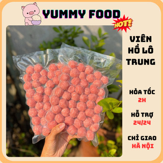Viên hồ lô tôm đỏ Trung chiên rán, thả lẩu đều ngon