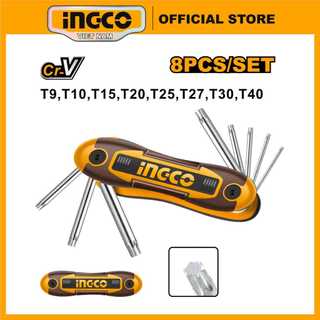 Bộ 8 chìa lục giác bông INGCO HHK14083