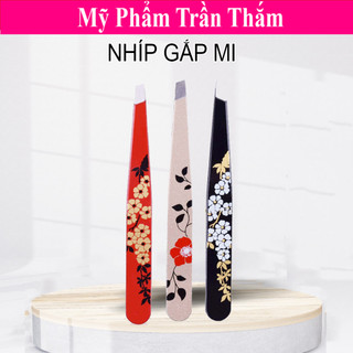 Nhíp hoa dụng cụ kẹp lông mi, lông mày bằng thép cao cấp chuyên cho makeup_Hàng cao cấp
