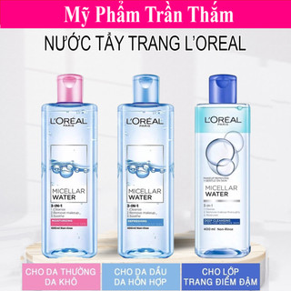 Nước tẩy trang L'Oreal Paris 3-in-1 Micellar Water 400ml