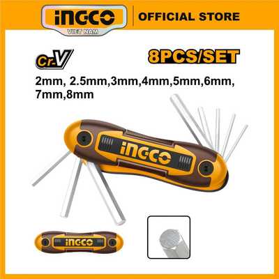 Bộ 8 chìa lục giác INGCO HHK14081