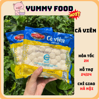 Cá viên chiên làm xiên que, Viên cá thả lẩu chiên rán đều ngon hãng Lacusina