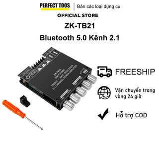 【Việt Nam gửi】TB21 Bảng Bluetooth 5.0 Kênh 2.1 Bảng Mạch Khuếch Đại Âm Thanh Subwoofer ZK-TB21 TPA3116D2