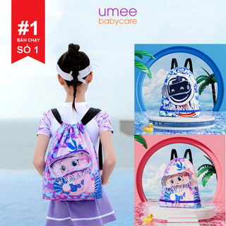 Túi đựng đồ bơi cho bé chống nước có ngăn chia đồ ướt và ngăn đựng giày dép phù hợp đi bơi đi biển du lịch (dây rút)