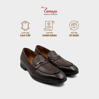 Giày Tây Penny Loafer Nam Không Dây Tomoyo TMN24002