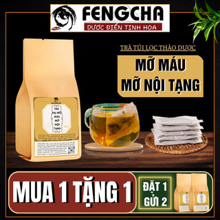  Trà hạ mỡ máu chelesterol, giảm mỡ nội tạng Fengcha đào thải ra ngoài toàn bộ mô mỡ xấu trong ngũ tạng