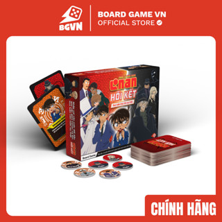 Bộ trò chơi Thám tử lừng danh Conan - Hồi Kết - kèm bộ Hồ sơ 25 nhân vật cực chất - Board Game VN