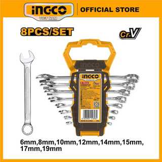 Bộ 8 cờ lê vòng miệng ingco hkspa1088