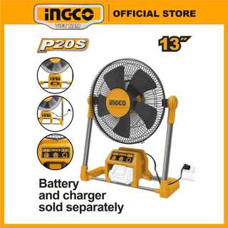 Ingco cfali2001 quạt để bàn dùng pin 20v & điện ingco loại 30cm không kèm pin và sạc