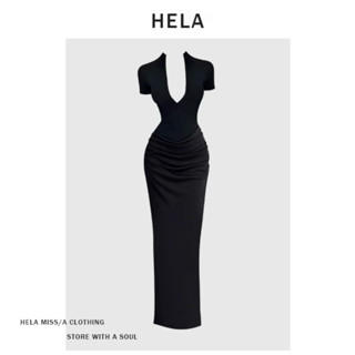   Hình thật phía sau Hela béo mm mới phong cách Trung Quốc hot girl khoét sâu V váy hoa ba chiều nữ mùa hè 2024 