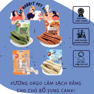 xương orgo làm sạch răng cho chó thơm miệng sạch răng bổ sung canxi🐶fat rabbit🐱freeship🐱hỏa tốc nội thành