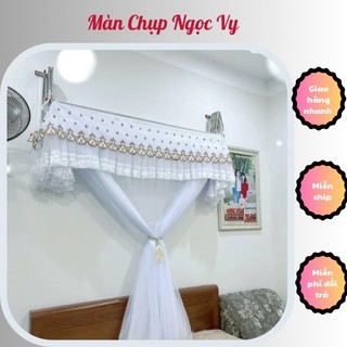 Màn khung Xếp Gọn vải tuyn lạnh mắt nhỏ đẹp