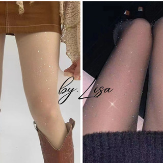 Quần Tất Da Đính Đá Lấp Láp Bling Bling Siêu Sang Trọng, Quần Tất Kim Tuyến Che Khuyết Điểm by.Lisa