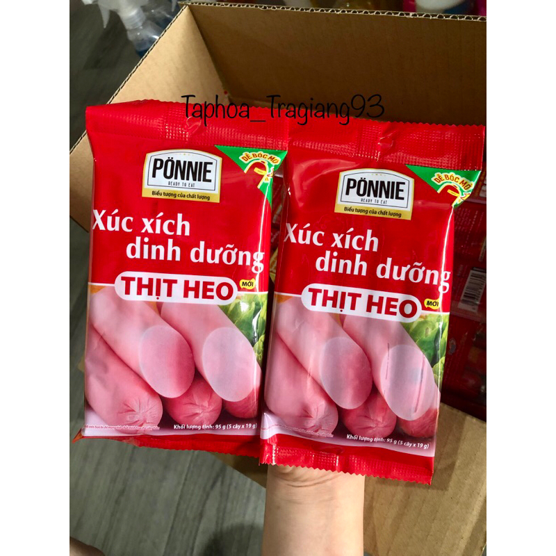 Xúc Xích Red CP,Ponnie ăn liền