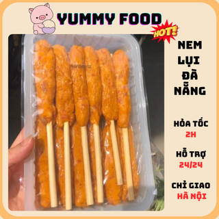 Nem lụi Đà Nẵng chiên, nướng / nem nướng Nha Trang ( hộp 24 thanh - 700gr )